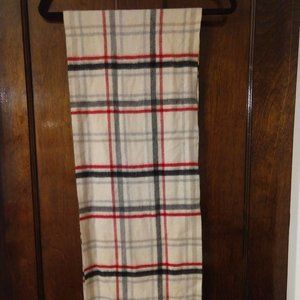 100% Cashmere Plaid Scarf